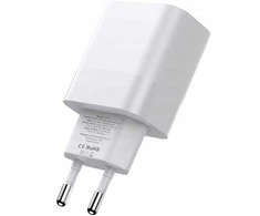 Sieninis įkroviklis PD 20W 2x USB-C Tech-Protect C20W baltos spalvos