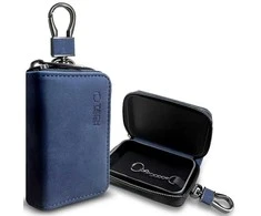 KLATKA FARADAYA TECH-PROTECT KLR300 POUCH KEYLESS RFID SIGNAL BLOCKER CASE NAVY Mėlynas