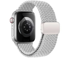 „Tech-Protect“ laikrodžio dirželis „NylonMag Apple Watch 40/41/42 mm“, akmens spalvos