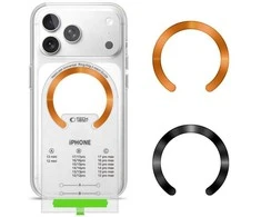 „Tech-Protect MagSafe“ žiedas MMP-210, 2 vnt., juodas/oranžinis