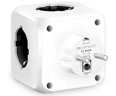 Tech-Protect PCL3x4 maitinimo juosta, 2x USB-A, 2x USB-C, 3x kintamosios srovės tipas Schuko - Baltas