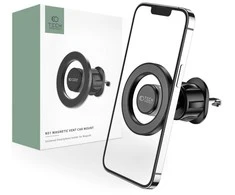 Tech-Protect N51 automobilinis telefono laikiklis su MagSafe oro grotelėms – juodos spalvos