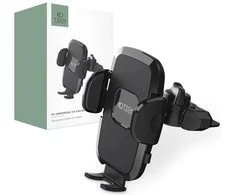 Tech-Protect V3 automobilinis telefono laikiklis su CD drive – juodos spalvos
