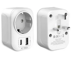 „Tech-Protect TA100“ JK adapteris – baltas