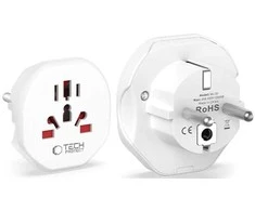 TECH-PROTECT UNIVERSAL TRAVEL ADAPTER FROM EU Baltas