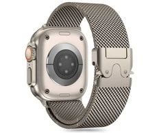 „Tech-Protect“ laikrodžio apyrankė „Milano Apple Watch 44/45/46/49 mm“, titano spalvos