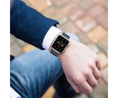 Tech-Protect laikrodžio dirželis MilaneseBand Apple Watch 2/3/4/5/6/SE 38/40mm, juodas