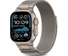 Tech-Protect MILANO VANGUARD APPLE WATCH 8 / 9 / 10 / 11 / SE / ULTRA (44 / 45 / 46 / 49 MM) TITANINIS