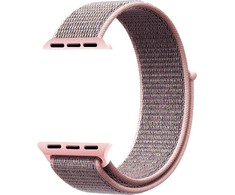 Tech-Protect laikrodžio dirželis Nailonas Apple Watch 38/40mm, rožinis smėlio spalvos