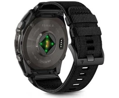 „Tech-Protect“ laikrodžio dirželis su nailono juostele „Garmin fenix 5X/5X Plus/6X/6X Pro/7X/8“, 51 mm, juodas