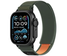 Tech-Protect watch strap Nylon Elite Apple Watch 44/45/46/49mm, žalias/oranžinis