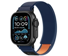 Tech-Protect watch strap Nylon Elite Apple Watch 44/45/46/49mm, navy/oranžinis