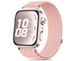 Tech-Protect watch strap Nylon Huawei Watch Fit 3/4/4 Pro/5/5 Pro, light pink