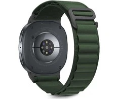 „Tech-Protect“ laikrodžio dirželis „Nylon Pro Samsung Galaxy Watch8/8 Classic 40/44/46 mm“, karinės žalios spalvos
