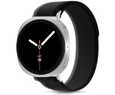 „Tech-Protect“ laikrodžio dirželis su nailono juostele „Samsung Galaxy Watch8/8 Classic 40/44/46 mm“, juodas/oranžinis