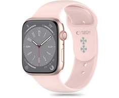 „Tech-Protect“ silikoninis laikrodžio dirželis „Apple Watch 38/40/41mm“, šviesiai rožinis