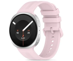 TECH-PROTECT SILICONE EVO SAMSUNG GALAXY WATCH 8 / 9 / CLASSIC (40 / 44 / 46 MM) ŠVIESIAI ROŽINĖ