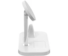 Tech Protect Techniškai apsaugotas belaidis įkroviklis QI15W A22 3in1 Magnetic MagSafe, baltas