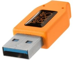 Tether Tools cable USB - USB-C 4.6m, oranžinis