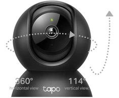 TP-LINK | Namų apsaugos Wi-Fi kamera su pasukama/pakreipiama funkcija | Tapo C211 | PTZ | 3 MP | 3,83 mm | H.264 | Micro SD, maks. 512 GB
