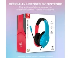 Turtle Beach | Ausinės | Airlite Fit Nintendo Switch | su laidu | Over-Ear | Mikrofonas | Juodas/Baltas