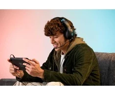 „Turtle Beach“ ausinės su mikrofonu „Airlite Fit Nintendo Switch 2“, juodos
