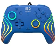 Turtle Beach wired controller Afterglow Wave Nintendo Switch 2, mėlynas
