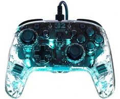 Turtle Beach wired controller Afterglow Nintendo Switch 2, transparent