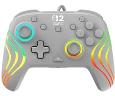 „Turtle Beach“ laidinis valdiklis „Afterglow Wave Nintendo Switch 2“, pilkas
