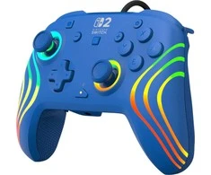 Turtle Beach wired controller Afterglow Wave Nintendo Switch 2, mėlynas