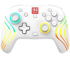 Turtle Beach wireless controller Afterglow Wave Nintendo Switch 2, baltas