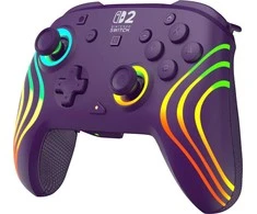 „Turtle Beach“ belaidis valdiklis „Afterglow Wave Nintendo Switch 2“, violetinis
