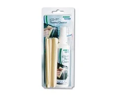 Green Clean Žalias Clean Ekrano valymo rinkinys - Žalias valymo LCD/TFT rinkinys su mikropluošto šluoste ir tirpalu