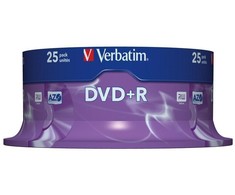 Verbatim DVD+R Matt Sidabrinis 4,7 GB 16x 25 vnt