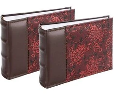 Nuotraukų rėmelis Victoria Collection Albumas B 10x15/100M Flower-2, raudonas 2vnt