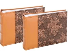 Nuotraukų rėmelis Victoria Collection Albumas B 10x15/100M Gėlė-2, bronza 2vnt