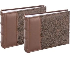 Nuotraukų rėmelis Victoria Collection Albumas B 10x15/100M Gėlė-4, ruda 2vnt