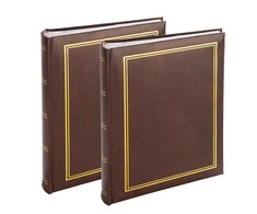 Nuotraukų rėmelis Victoria Collection Albumas B 10x15/200M Classic, ruda 2vnt