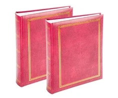 Nuotraukų rėmelis Victoria Collection Albumas B 10x15/200M Classic, raudonas 2vnt