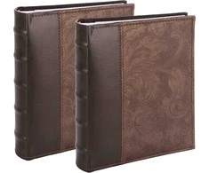 Nuotraukų rėmelis Victoria Collection Albumas B 10x15/200M Gėlė-3, ruda 2vnt
