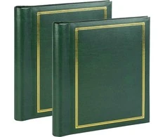 Nuotraukų rėmelis Victoria Collection Albumas SA60S Magnetic 60psl Classic, žalias 2vnt