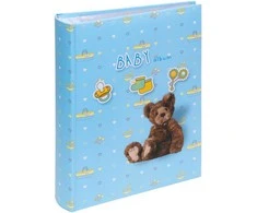 Nuotraukų rėmelis Victoria Collection Albumas B 10x15/200M Baby 3, mėlynas