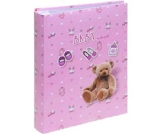 Nuotraukų rėmelis Victoria Collection Albumas B 10x15/200M Baby 3, rožinė