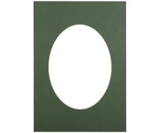 Nuotraukų rėmelis Victoria Collection Passepartout 15x21, žalias oval