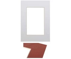 Nuotraukų rėmelis Victoria Collection Passepartout 30x40, ultra baltas
