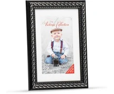 Nuotraukų rėmelis Victoria Collection Photo frame Action 4 10x15, juodas/sidabrinis