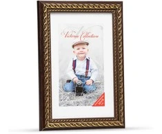 Nuotraukų rėmelis Victoria Collection Photo frame Action 4 10x15, juodas/auksinis