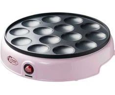 Vaflinė Bestron Mini Blynelių keptuvė, 800W, Rožinis