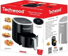 Virtuvinės svarstyklės Techwood karšto oro gruzdintuvė TFR-358SHD 3,5L