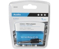 „Vivanco“ adapteris 6,3 mm – RCA (46049)